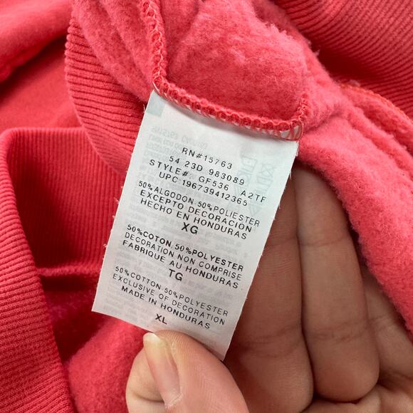 Champion Hoodie Womens X Large Pink Powerblend Fleece Knit Hoodie Cotton‎ - Picture 4 of 7